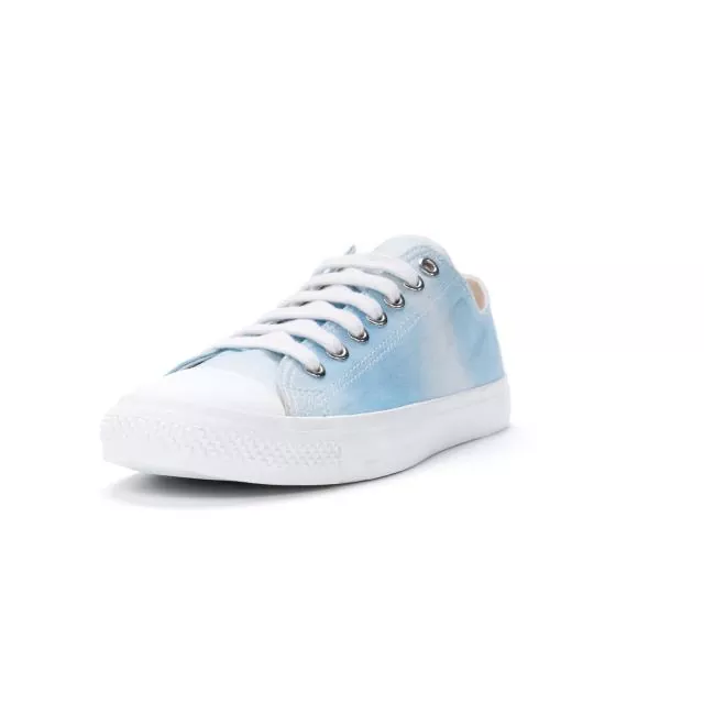 Ethletic Sneaker vegan LoCut Collection 19 - Farbe summer sky / white aus Bio-Baumwolle