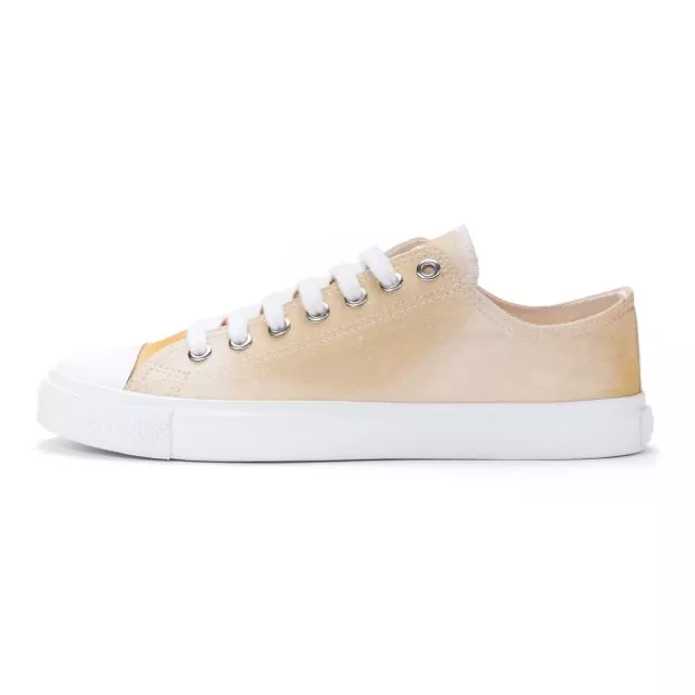 Ethletic Sneaker vegan LoCut Collection 19 - Farbe golden shine / white aus Bio-Baumwolle