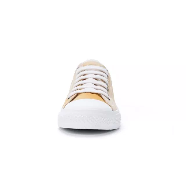 Ethletic Sneaker vegan LoCut Collection 19 - Farbe golden shine / white aus Bio-Baumwolle Ethletic Sneaker vegan LoCut Collection 19 - Farbe golden shine / white aus Bio-Baumwolle