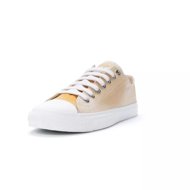 Ethletic Sneaker vegan LoCut Collection 19 - Farbe golden shine / white aus Bio-Baumwolle