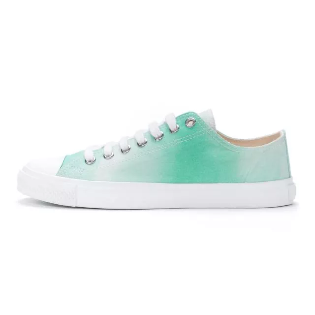 Ethletic Sneaker vegan LoCut Collection 19 - Farbe under water / white aus Bio-Baumwolle