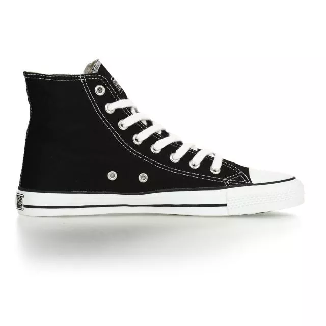 Ethletic Sneaker vegan HiCut Classic - Farbe jet black / white aus Bio-Baumwolle Ethletic Sneaker vegan HiCut Classic - Farbe jet black / white aus Bio-Baumwolle