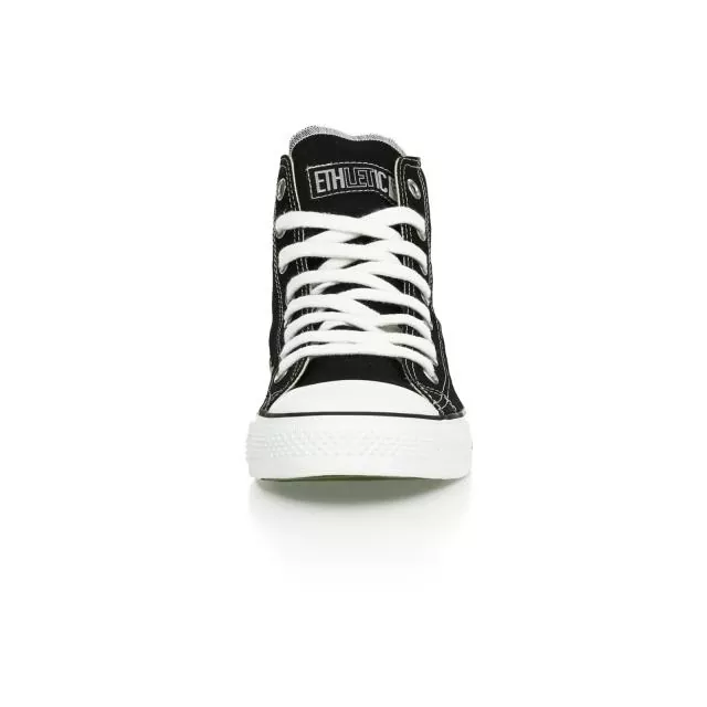 Ethletic Sneaker vegan HiCut Classic - Farbe jet black / white aus Bio-Baumwolle Ethletic Sneaker vegan HiCut Classic - Farbe jet black / white aus Bio-Baumwolle