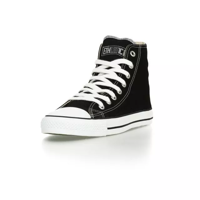 Ethletic Sneaker vegan HiCut Classic - Farbe jet black / white aus Bio-Baumwolle Ethletic Sneaker vegan HiCut Classic - Farbe jet black / white aus Bio-Baumwolle
