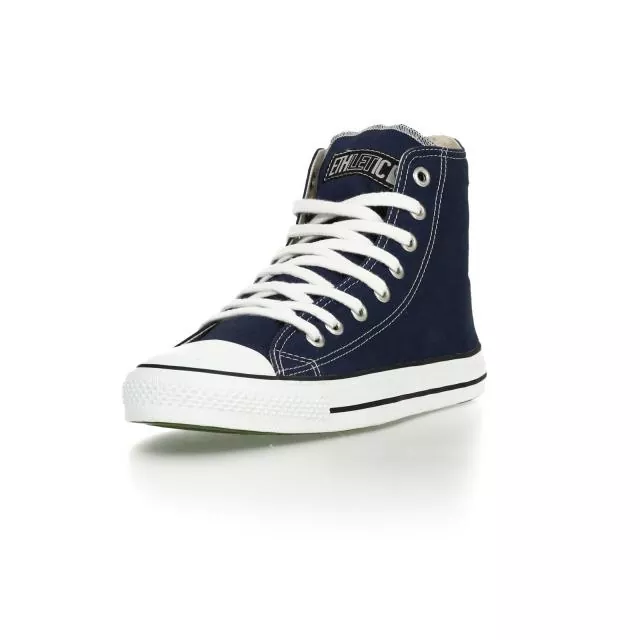 Ethletic Sneaker vegan HiCut Classic - Farbe ocean blue / white aus Bio-Baumwolle Ethletic Sneaker vegan HiCut Classic - Farbe ocean blue / white aus Bio-Baumwolle