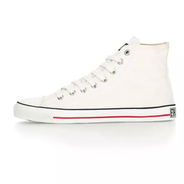Ethletic Sneaker vegan HiCut Classic - Farbe just white / white aus Bio-Baumwolle