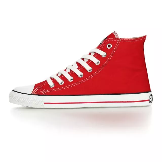 Ethletic Sneaker vegan HiCut Classic - Farbe cranberry / white aus Bio-Baumwolle Ethletic Sneaker vegan HiCut Classic - Farbe cranberry / white aus Bio-Baumwolle