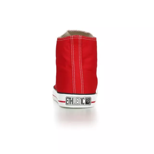 Ethletic Sneaker vegan HiCut Classic - Farbe cranberry / white aus Bio-Baumwolle Ethletic Sneaker vegan HiCut Classic - Farbe cranberry / white aus Bio-Baumwolle