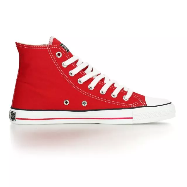 Ethletic Sneaker vegan HiCut Classic - Farbe cranberry / white aus Bio-Baumwolle Ethletic Sneaker vegan HiCut Classic - Farbe cranberry / white aus Bio-Baumwolle