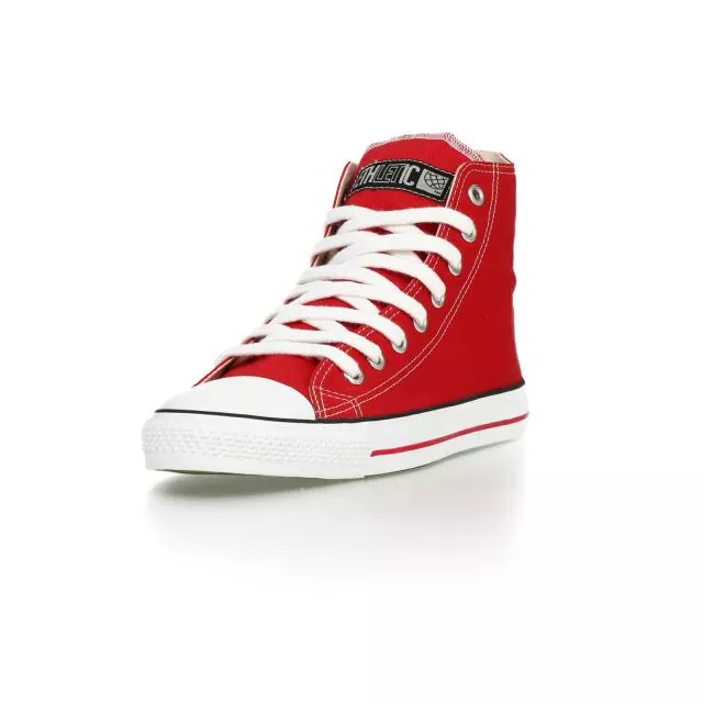 Ethletic Sneaker vegan HiCut Classic - Farbe cranberry / white aus Bio-Baumwolle Ethletic Sneaker vegan HiCut Classic - Farbe cranberry / white aus Bio-Baumwolle