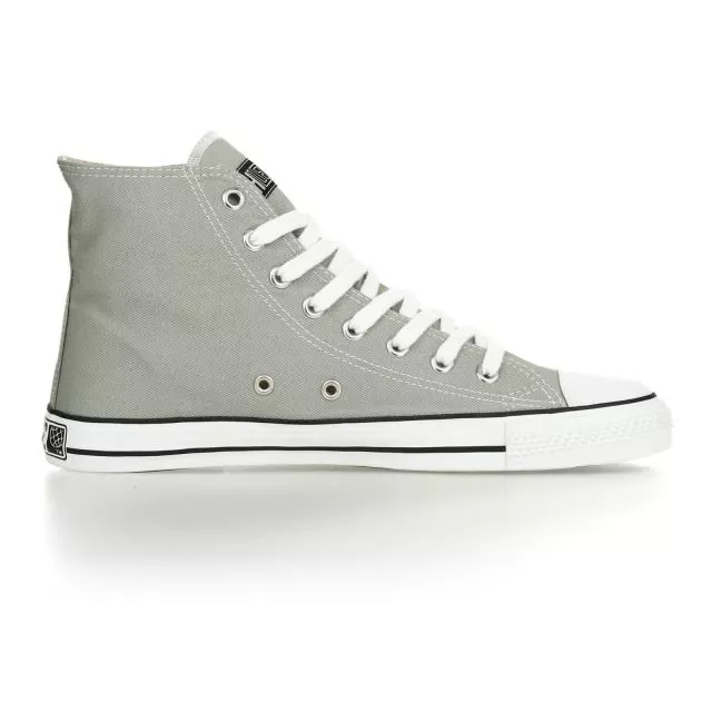 Ethletic Sneaker vegan HiCut Classic - Farbe urban grey / white aus Bio-Baumwolle Ethletic Sneaker vegan HiCut Classic - Farbe urban grey / white aus Bio-Baumwolle