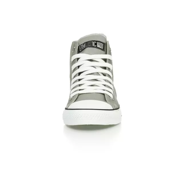 Ethletic Sneaker vegan HiCut Classic - Farbe urban grey / white aus Bio-Baumwolle
