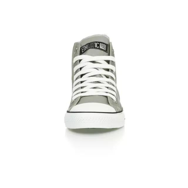 Ethletic Sneaker vegan HiCut Classic - Farbe urban grey / white aus Bio-Baumwolle Ethletic Sneaker vegan HiCut Classic - Farbe urban grey / white aus Bio-Baumwolle