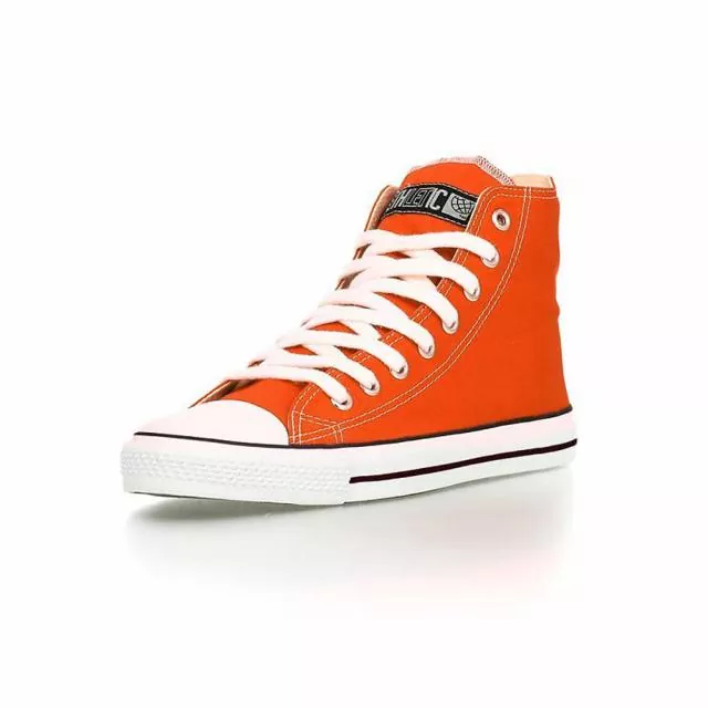 Ethletic Sneaker vegan HiCut Classic - Farbe mandarin / white aus Bio-Baumwolle Ethletic Sneaker vegan HiCut Classic - Farbe mandarin / white aus Bio-Baumwolle