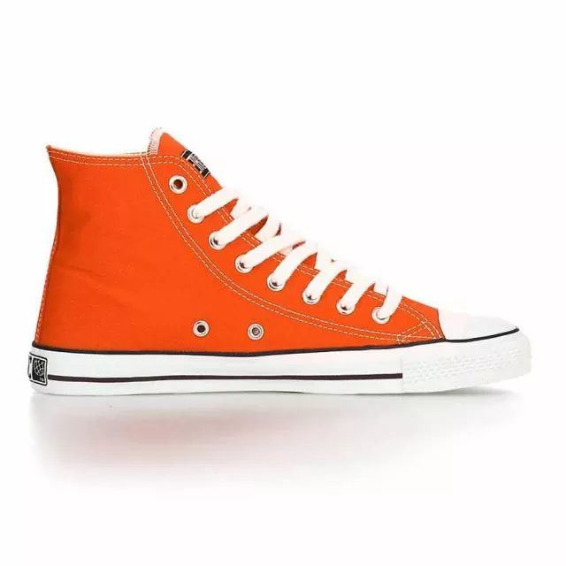 Ethletic Sneaker vegan HiCut Classic - Farbe mandarin / white aus Bio-Baumwolle Ethletic Sneaker vegan HiCut Classic - Farbe mandarin / white aus Bio-Baumwolle