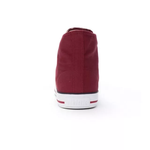 Ethletic Sneaker vegan HiCut Collection 19 - Farbe true blood / white aus Bio-Baumwolle
