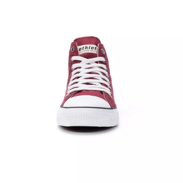 Ethletic Sneaker vegan HiCut Collection 19 - Farbe true blood / white aus Bio-Baumwolle Ethletic Sneaker vegan HiCut Collection 19 - Farbe true blood / white aus Bio-Baumwolle