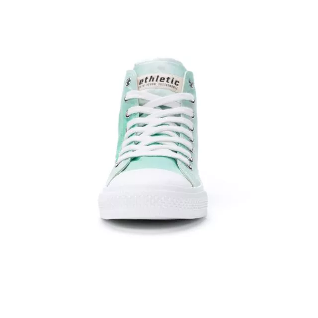 Ethletic Sneaker vegan HiCut Collection 19 - Farbe under water / white aus Bio-Baumwolle Ethletic Sneaker vegan HiCut Collection 19 - Farbe under water / white aus Bio-Baumwolle