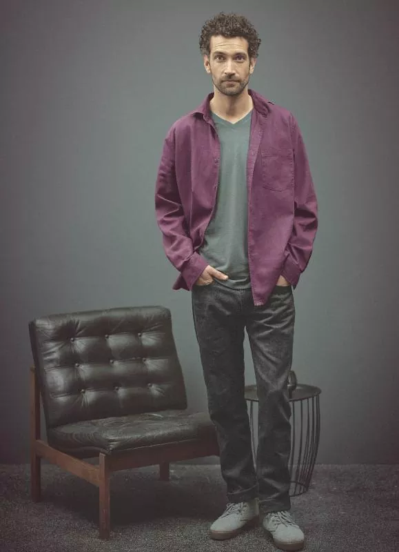 HempAge Hanf Hemd - Farbe purple aus Hanf und Bio-Baumwolle