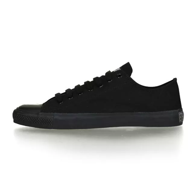 Ethletic Sneaker vegan LoCut Classic - Farbe jet black / black aus Bio-Baumwolle