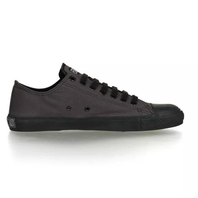 Ethletic Sneaker vegan LoCut Classic - Farbe pewter grey / black aus Bio-Baumwolle Ethletic Sneaker vegan LoCut Classic - Farbe pewter grey / black aus Bio-Baumwolle