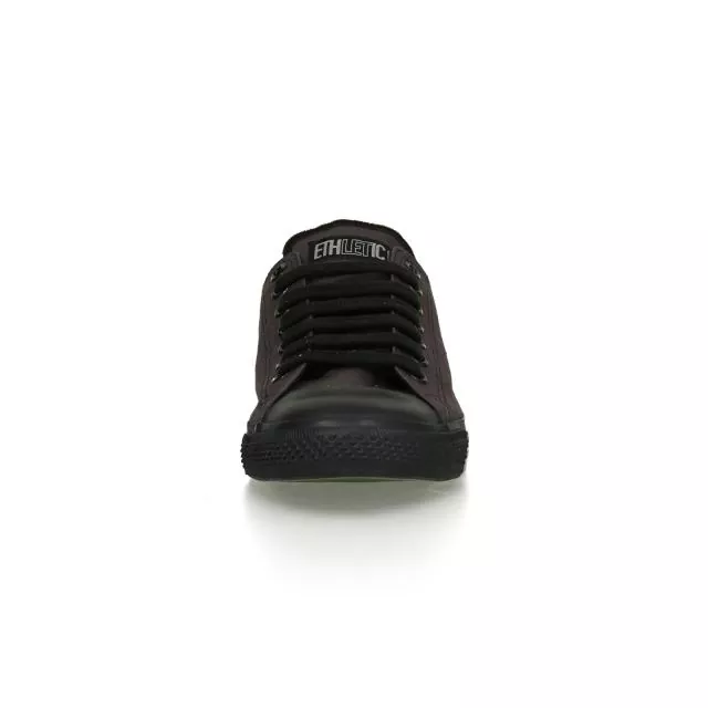 Ethletic Sneaker vegan LoCut Classic - Farbe pewter grey / black aus Bio-Baumwolle Ethletic Sneaker vegan LoCut Classic - Farbe pewter grey / black aus Bio-Baumwolle