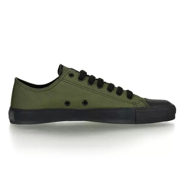 Ethletic Sneaker vegan LoCut Classic - Farbe camping green / black aus Bio-Baumwolle Ethletic Sneaker vegan LoCut Classic - Farbe camping green / black aus Bio-Baumwolle