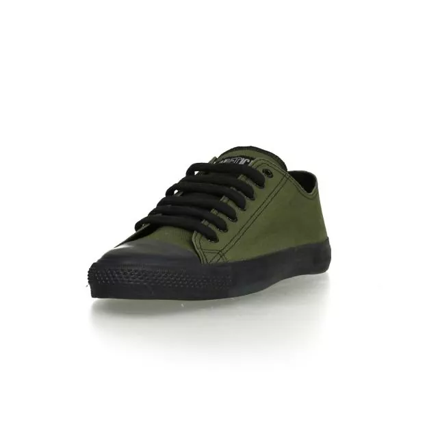 Ethletic Sneaker vegan LoCut Classic - Farbe camping green / black aus Bio-Baumwolle Ethletic Sneaker vegan LoCut Classic - Farbe camping green / black aus Bio-Baumwolle