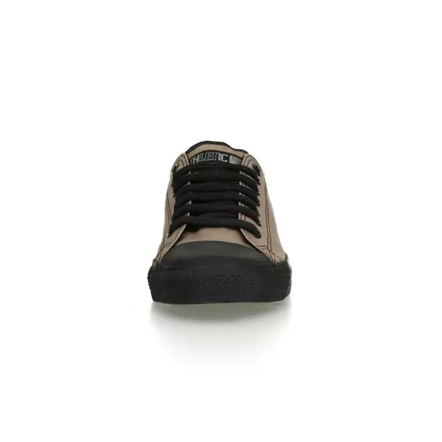 Ethletic Sneaker vegan LoCut Classic - Farbe moon rock grey / black aus Bio-Baumwolle
