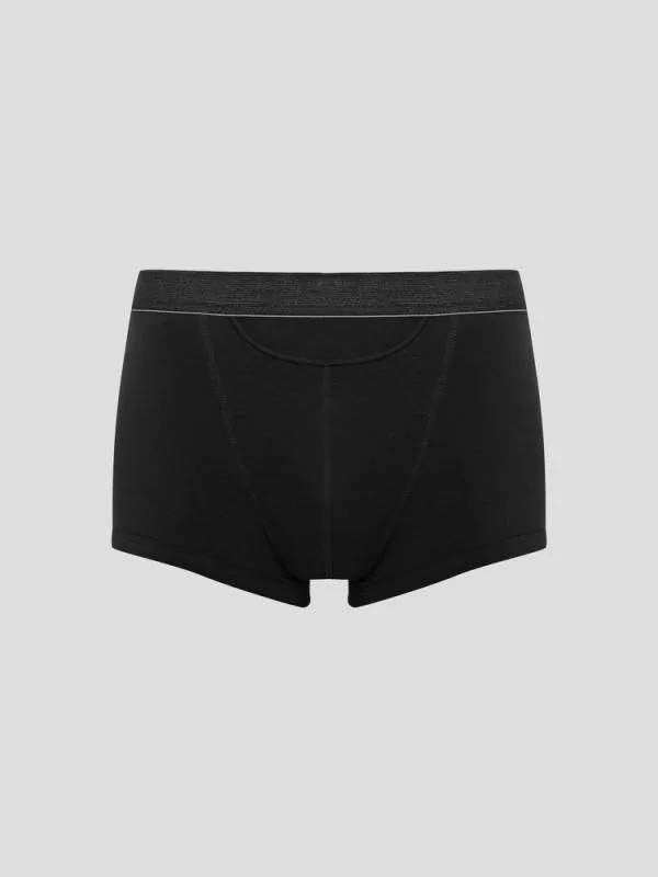 Hanf klassische Boxer Shorts - Farbe black aus Hanf und Bio-Baumwolle Hanf klassische Boxer Shorts - Farbe black aus Hanf und Bio-Baumwolle