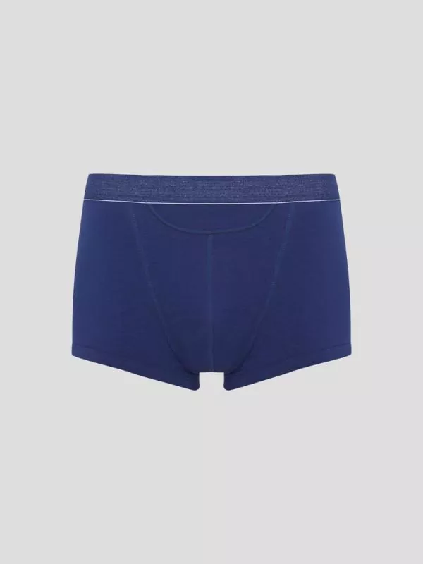 Hanf klassische Boxer Shorts - Farbe marine blue aus Hanf und Bio-Baumwolle
