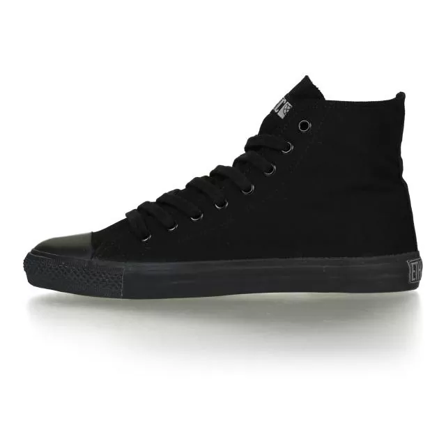 Ethletic Sneaker vegan HiCut Classic - Farbe jet black / black aus Bio-Baumwolle Ethletic Sneaker vegan HiCut Classic - Farbe jet black / black aus Bio-Baumwolle
