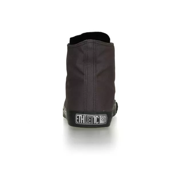 Ethletic Sneaker vegan HiCut Classic - Farbe pewter grey / black aus Bio-Baumwolle