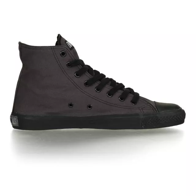 Ethletic Sneaker vegan HiCut Classic - Farbe pewter grey / black aus Bio-Baumwolle Ethletic Sneaker vegan HiCut Classic - Farbe pewter grey / black aus Bio-Baumwolle
