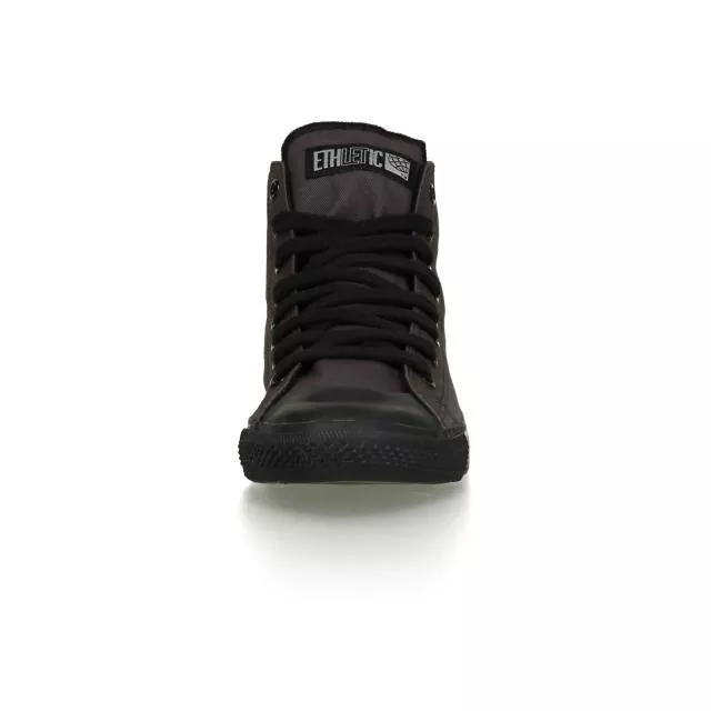 Ethletic Sneaker vegan HiCut Classic - Farbe pewter grey / black aus Bio-Baumwolle Ethletic Sneaker vegan HiCut Classic - Farbe pewter grey / black aus Bio-Baumwolle