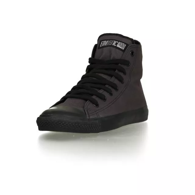 Ethletic Sneaker vegan HiCut Classic - Farbe pewter grey / black aus Bio-Baumwolle Ethletic Sneaker vegan HiCut Classic - Farbe pewter grey / black aus Bio-Baumwolle
