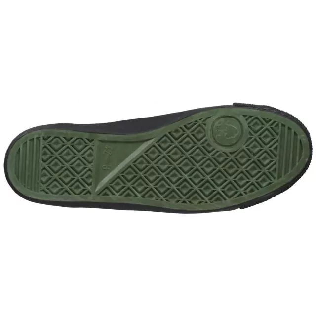 Ethletic Sneaker vegan HiCut Classic - Farbe camping green / black aus Bio-Baumwolle