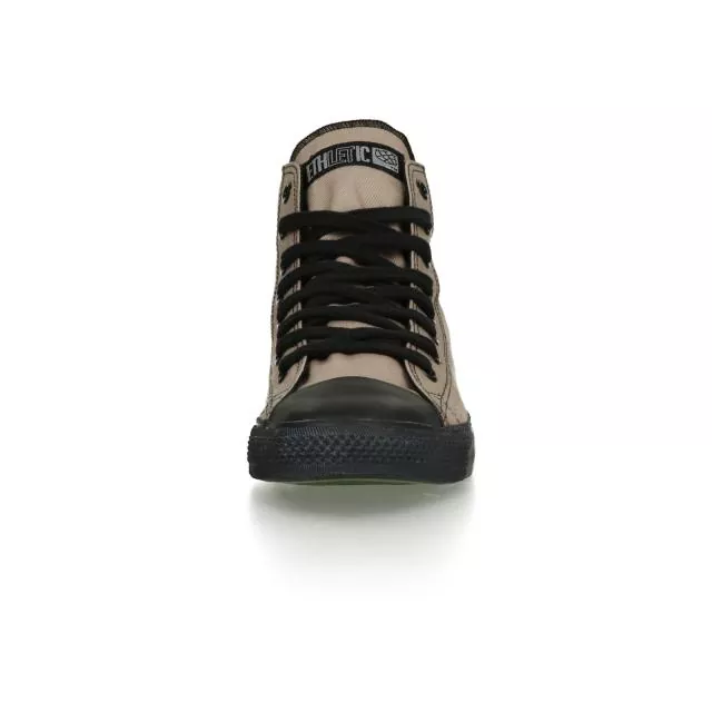 Ethletic Sneaker vegan HiCut Classic - Farbe moon rock grey / black aus Bio-Baumwolle