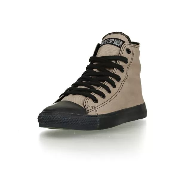 Ethletic Sneaker vegan HiCut Classic - Farbe moon rock grey / black aus Bio-Baumwolle