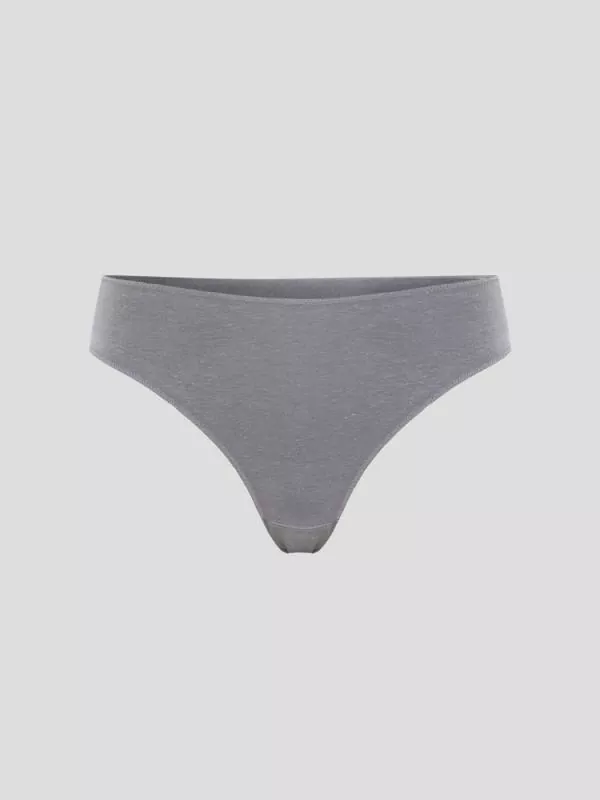 Hanf Damen klassischer Slip (nahtlos) - Farbe steel grey aus Hanf und Bio-Baumwolle Hanf Damen klassischer Slip (nahtlos) - Farbe steel grey aus Hanf und Bio-Baumwolle