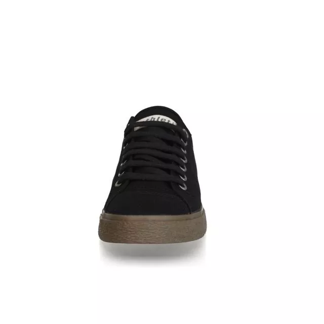 Ethletic Sneaker Goto vegan LoCut Collection 18 - Farbe jet black aus Bio-Baumwolle