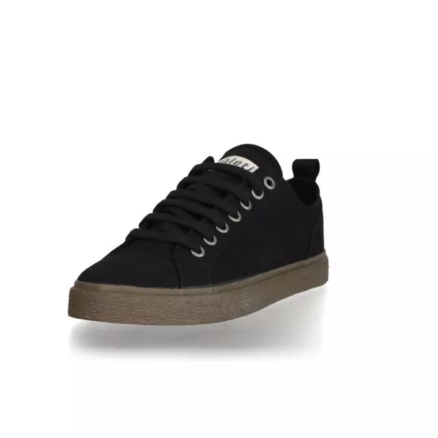 Ethletic Sneaker Goto vegan LoCut Collection 18 - Farbe jet black aus Bio-Baumwolle