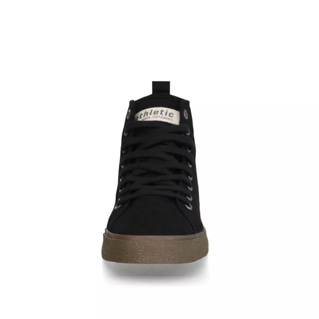 Ethletic Sneaker Goto vegan HiCut Collection 18 - Farbe jet black aus Bio-Baumwolle