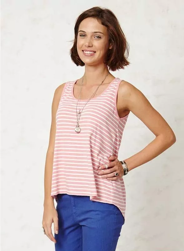 Braintree Rowena Singlet - Farbe soft melon aus Hanf und Bio-Baumwolle Braintree Rowena Singlet - Farbe soft melon aus Hanf und Bio-Baumwolle