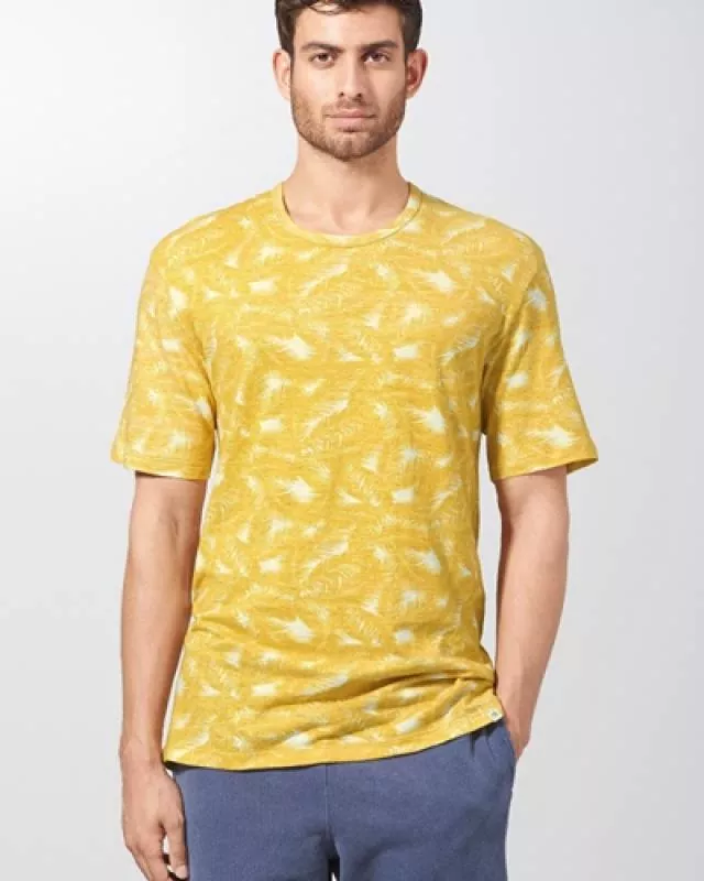 HempAge Hanf T-Shirt - Farbe curry aus Hanf und Bio-Baumwolle
