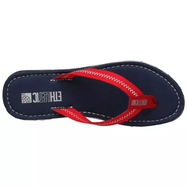 Ethletic Fair Flip vegan Classic - Farbe ocean blue / cranberry aus Bio-Baumwolle Ethletic Fair Flip vegan Classic - Farbe ocean blue / cranberry aus Bio-Baumwolle