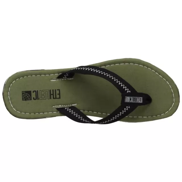 Ethletic Fair Flip vegan Classic - Farbe camping green / funky black aus Bio-Baumwolle Ethletic Fair Flip vegan Classic - Farbe camping green / funky black aus Bio-Baumwolle