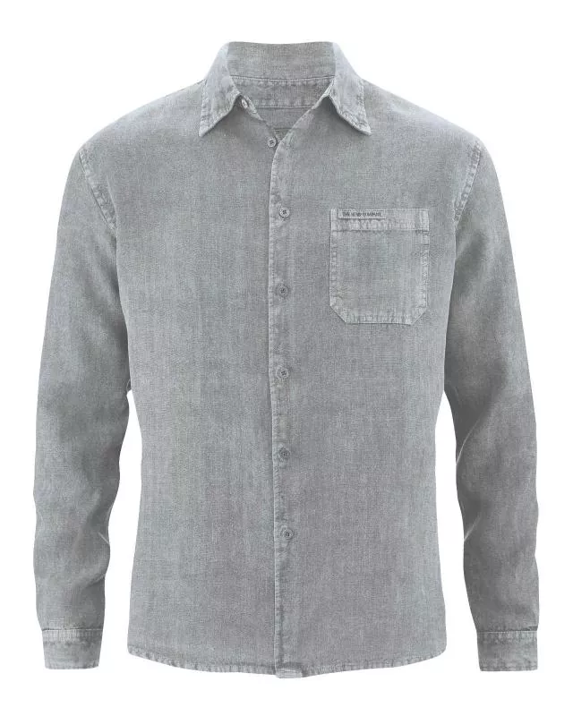 HempAge Hanf Hemd - Farbe rock aus 100% Hanf