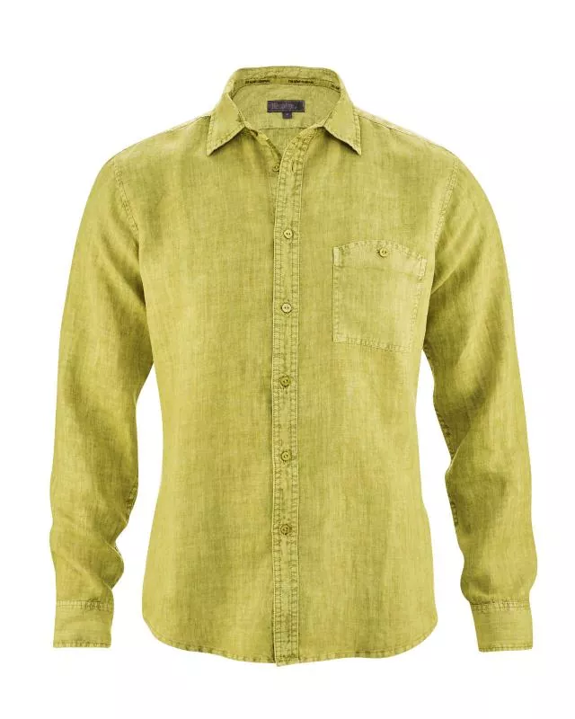 HempAge Hanf Hemd - Farbe apple aus 100% Hanf