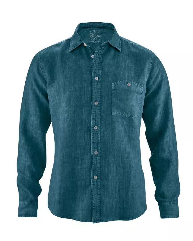 HempAge Hanf Hemd - Farbe deep aus 100% Hanf